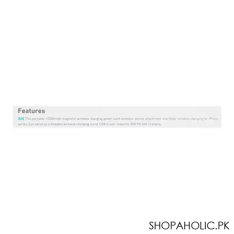 Aukey MagLink 10000mAh Magnetic Wireless Charging Power Bank, Gray, PB-MS02 - Image 4