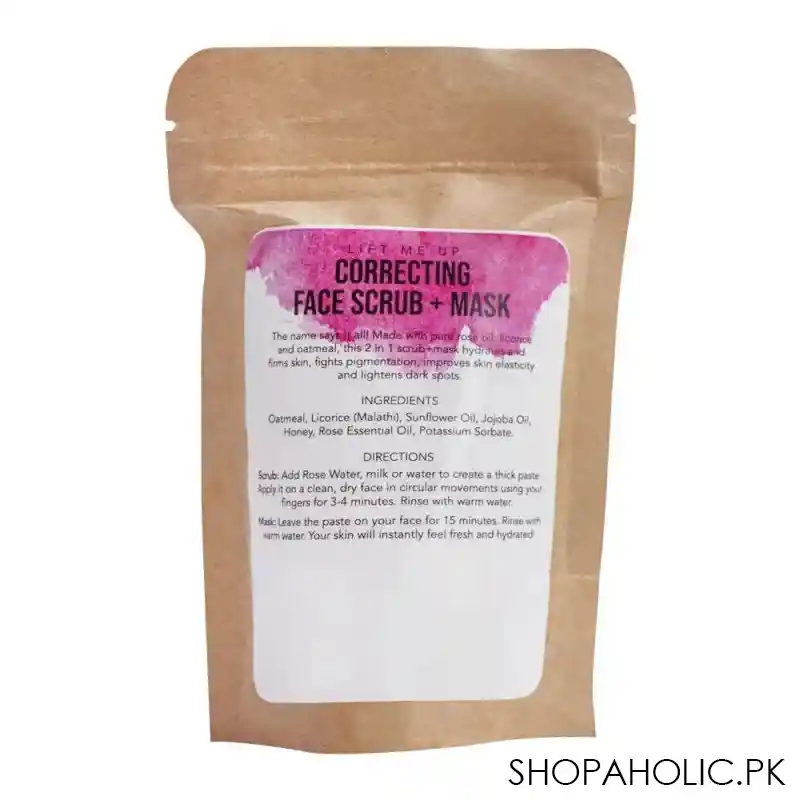 aura lift me up correcting face scrub + mask, 50g image2