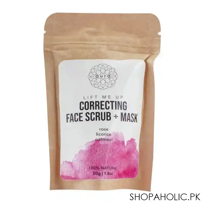 aura lift me up correcting face scrub + mask, 50g main image
