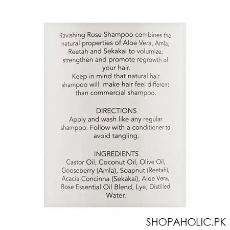 aura ravishing rose natural shampoo, for fine + thin hair, 250ml image3
