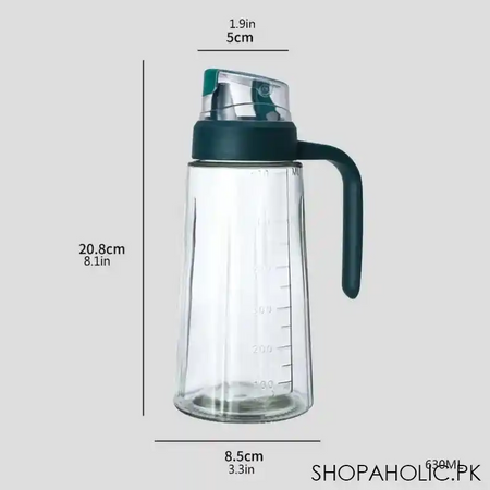 auto flip oil bottle dispenser with handle   630ml image9