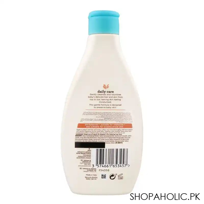 Aveeno Baby Daily Care Hair & Body Wash, For Sensitive Skin, 250ml - Image 2