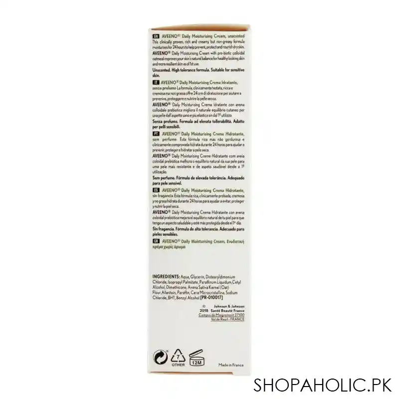 aveeno daily moisturising cream, 100ml image4