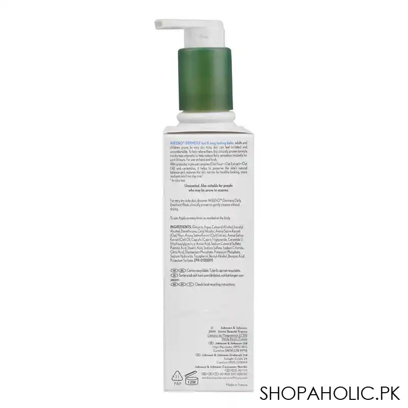 Aveeno Daily Moisturizing Body Lotion-300ml + Dermexa Fast and Long Lasting Balm-75, Offer Pack - Image 3