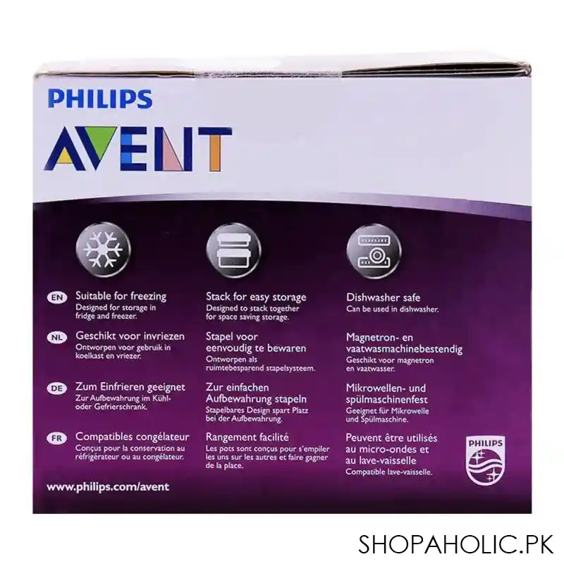 avent 2 reusable storage pots, scf876/02 image4