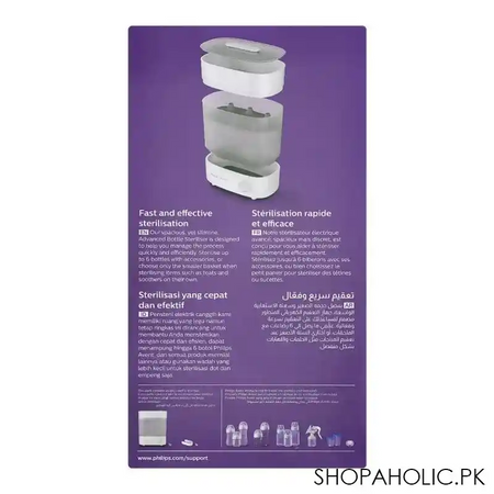 avent advanced feeding bottle steriliser, scf 291/00 image3