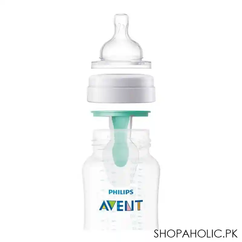 avent anti colic feeding bottle, 2 pack, 0m+, 125ml/4oz, scf810/24 image4