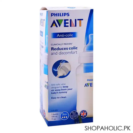 Avent Anti-Colic Feeding Bottle, 3m+, 330ml/11oz, SCF816/17 - Image 2