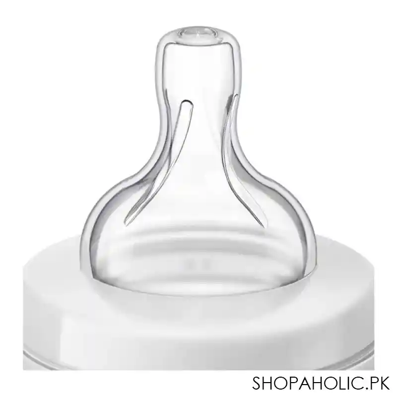 avent anti colic wide neck feeding bottles, 1m+, 2 pieces, 260ml/9oz, scf813/27 image4
