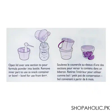 Avent Formula Powder And Snack Dispenser, SCF-135/18 - Image 2