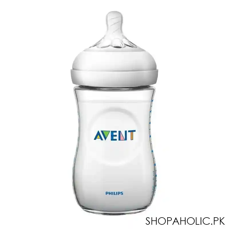 avent natural feeding bottle, 1m+, 260ml/9oz, scf693/13 image2