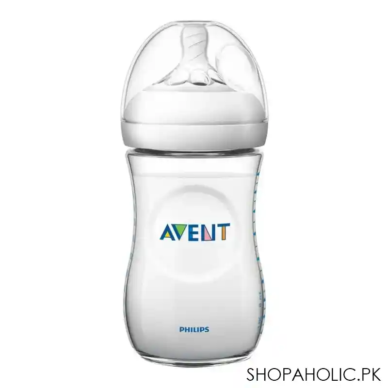 avent natural feeding bottle, 1m+, 260ml/9oz, scf693/13 main image