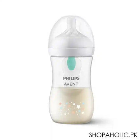 Avent Natural Response Air Free Vent Baby Feeding Bottle, 260ml, SCF673/82 - Main Image