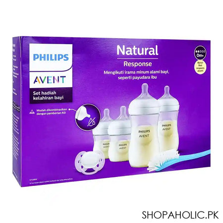 Avent Natural Response New Born Baby Gift Set, SCD838/11 - Image 2