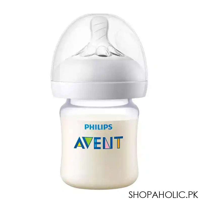 Avent Natural Wide Neck Feeding Bottle, 0m+, 125ml, SCF-472/17 - Main Image