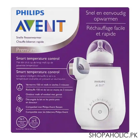 avent premium fast feeding bottle warmer, scf 358/00 image2
