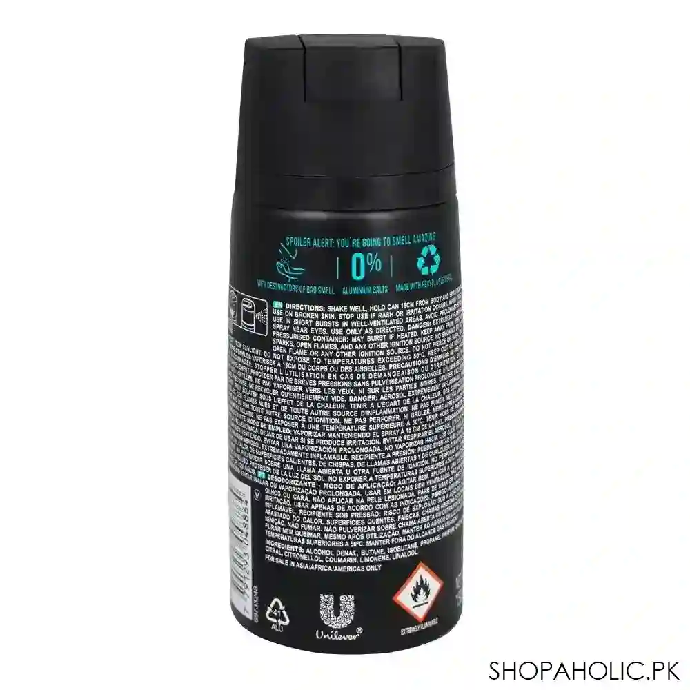 axe apollo citrus & cedarwood 48h non stop fresh deodorant body spray, for men, 150ml image2