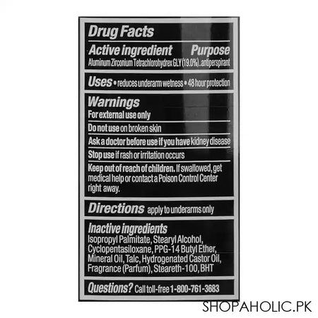 Axe Black All-Day Dry Antiperspirant Deodorant Stick, 48 Hours Lasting, Sweat & Odor Protection, 76g - Image 3