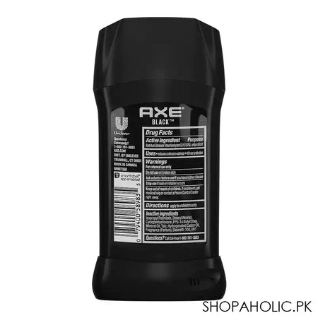 Axe Black All-Day Dry Antiperspirant Deodorant Stick, 48 Hours Lasting, Sweat & Odor Protection, 76g - Image 2