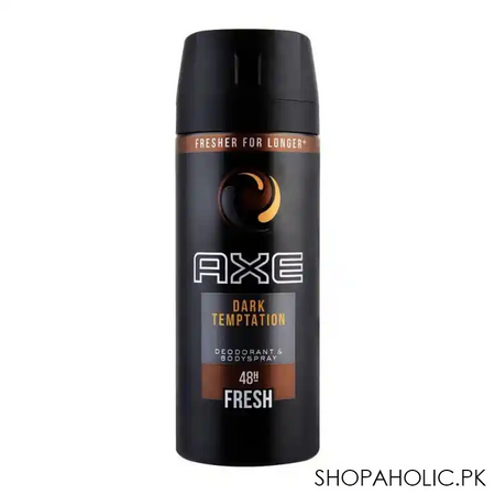 axe dark temptation 48h fresh deodorant spray for men, 150ml main image