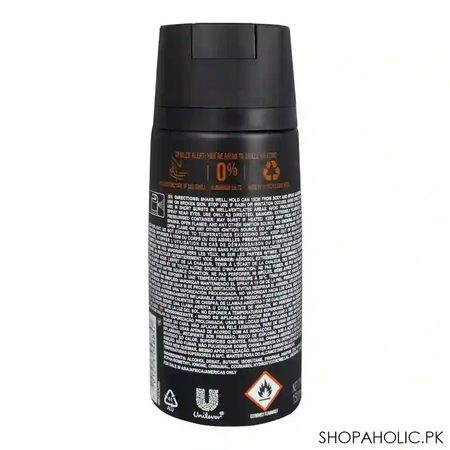 axe leather & cookies 48h non stop fresh deodorant body spray, for men, 150ml image2