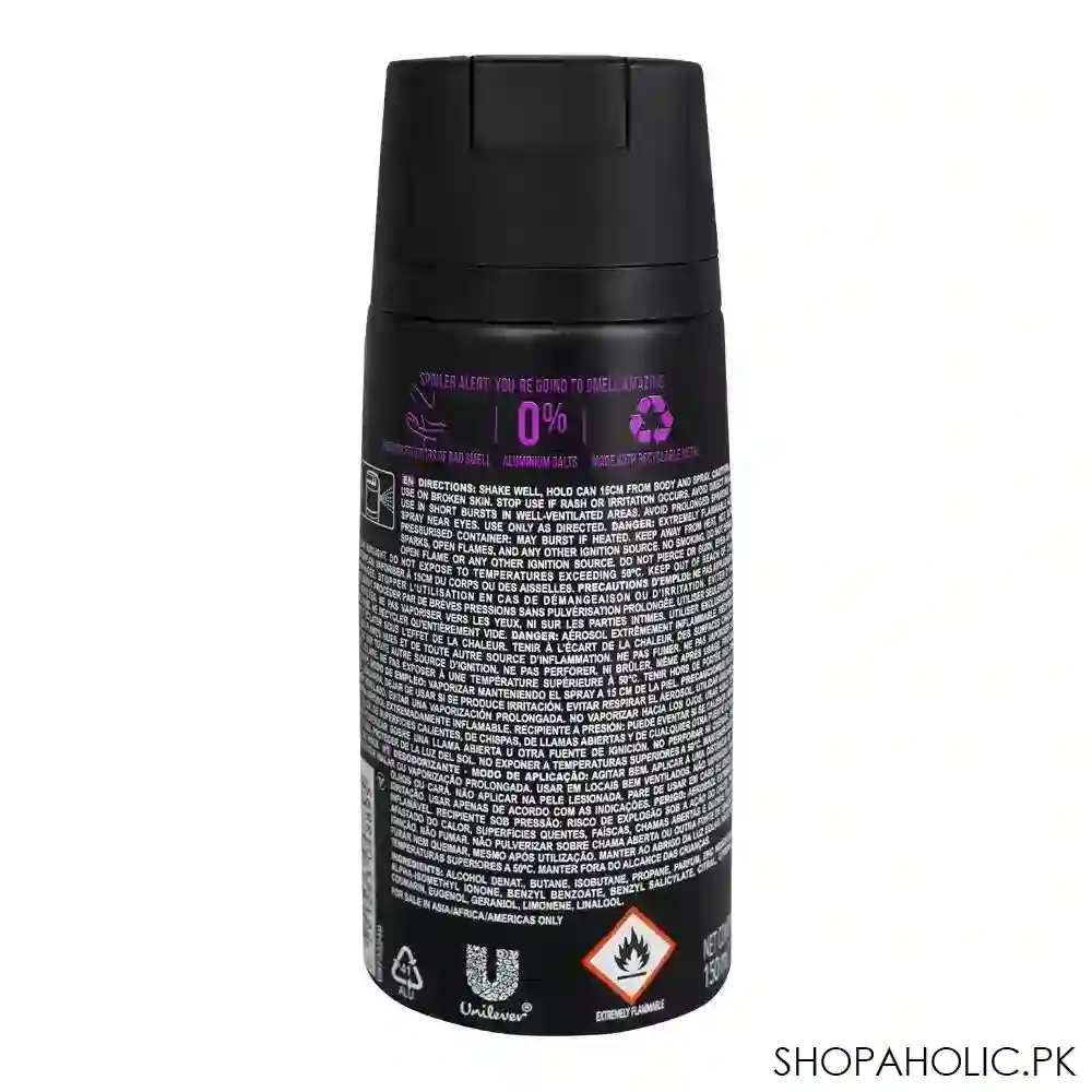 axe marine fresh ocean & lima 48h non stop fresh deodorant body spray, for men, 150ml image2