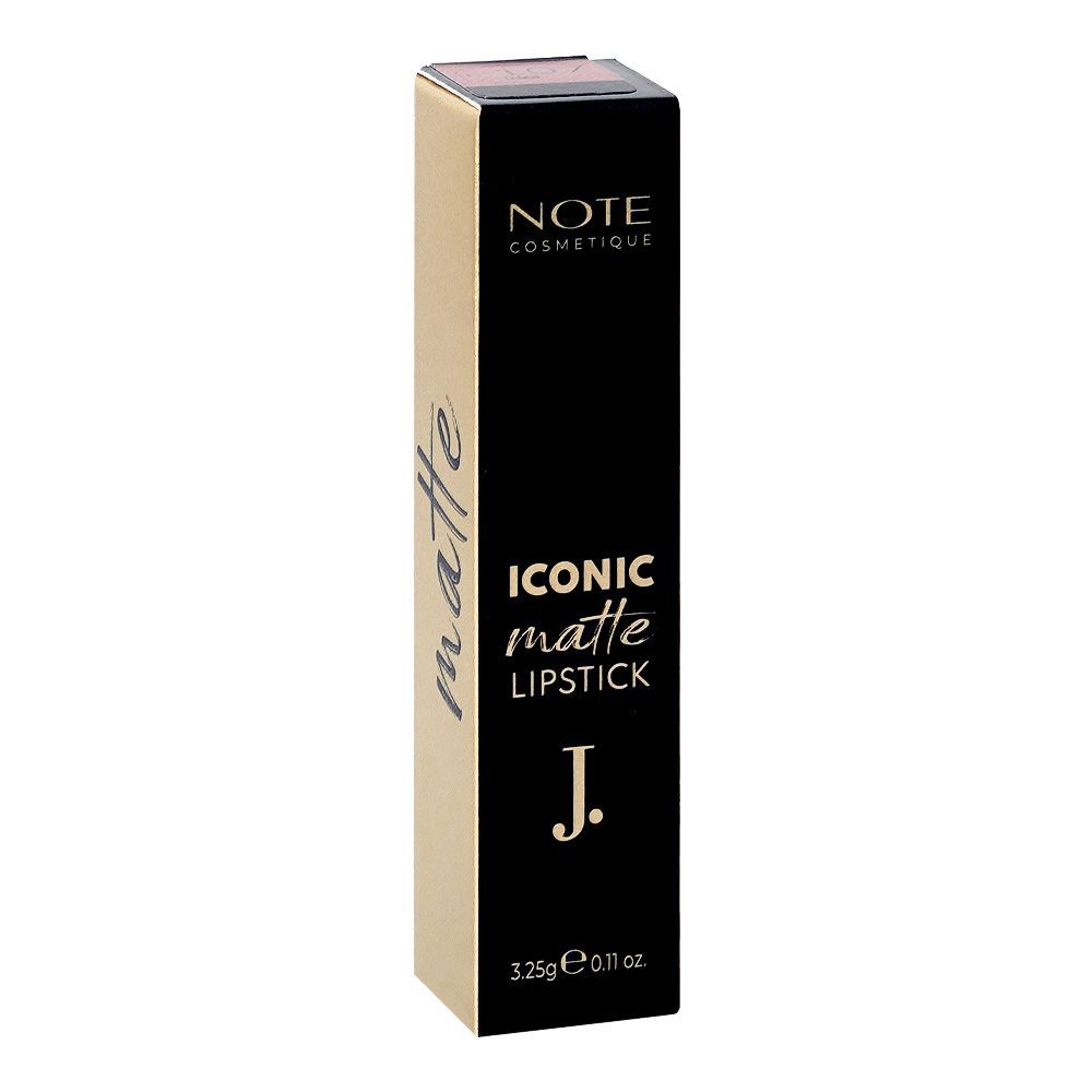 Junaid Jamshed Note Iconic Matte Lipstick, 106 Independent, 3.25g - Image 2