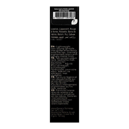 Junaid Jamshed Note Iconic Matte Lipstick, 104 Ruler, 3.25g - Image 3