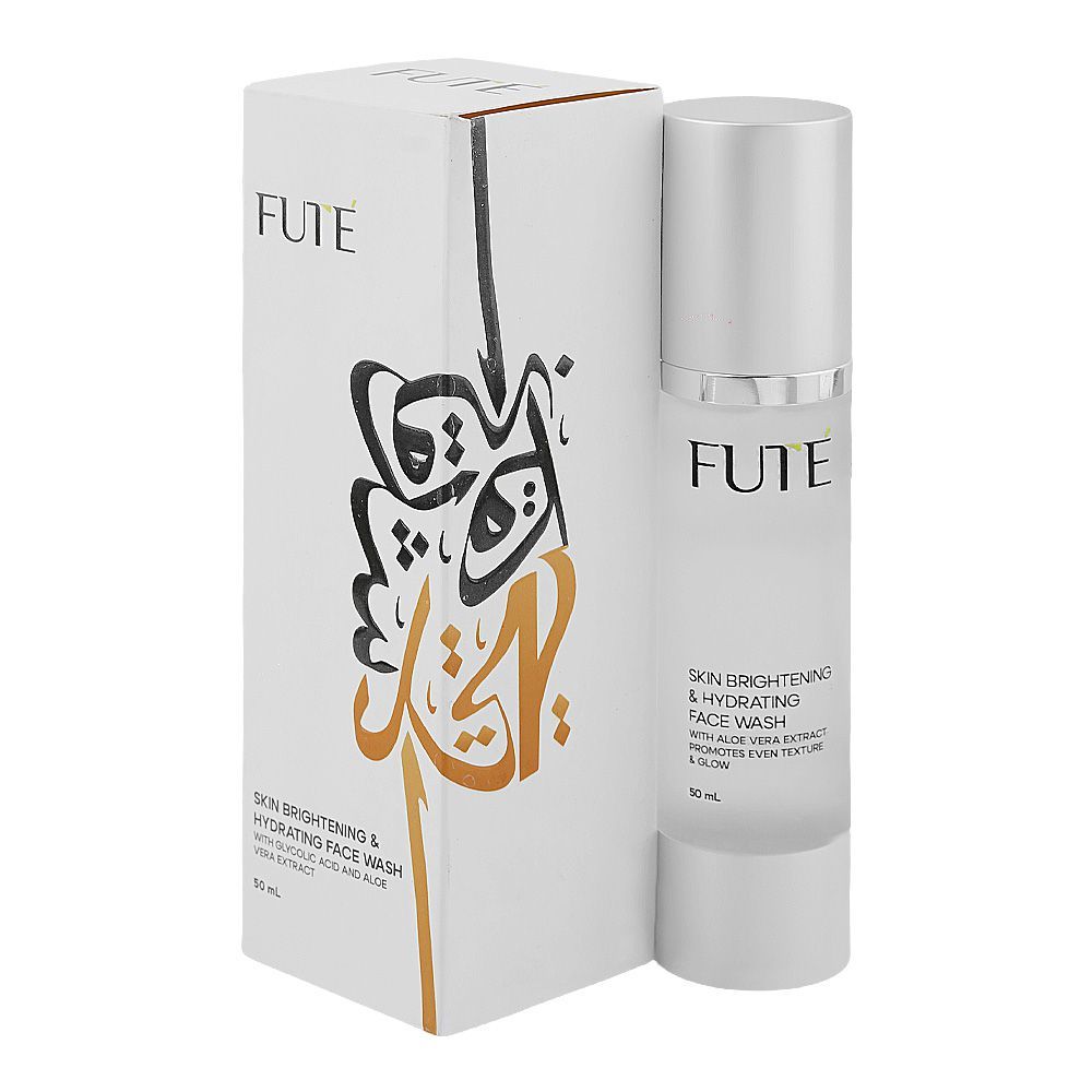 Fute Intensive Skin Glowing Skin Brightening Face Wash, Glycolic Acid, Lactic Acid, Niacinamide & Vitamin E, For Intensive Skin Glowing, 50ml - Main Image