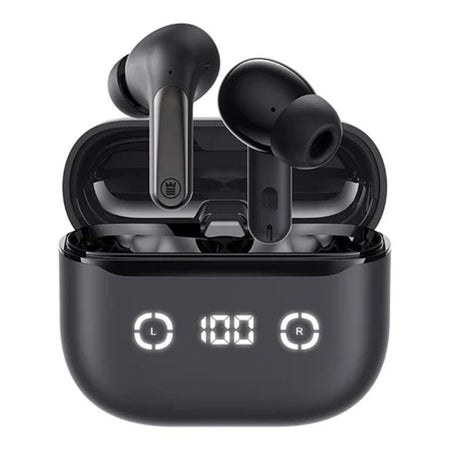 West Point Quad Mic ANC + ENC Wireless Stereo Earbuds, 5 Hours Play Time, 420mAh Case Battery, White, WP-145 - Main Image