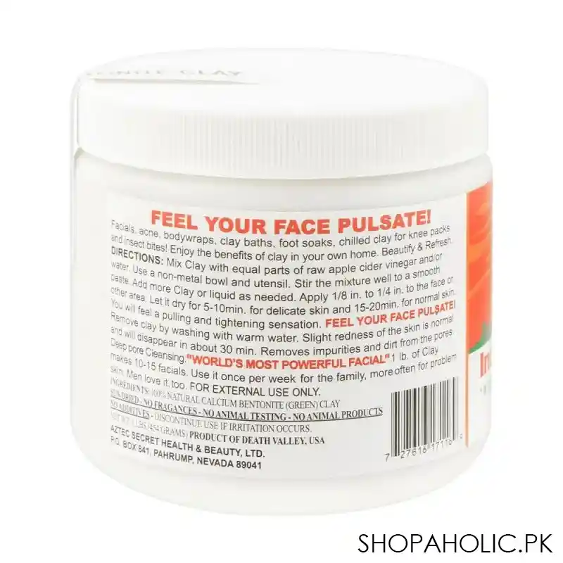aztec secret indian healing clay, deep pore cleansing, 1lb image2