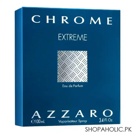 azzaro chrome extreme eau de parfum, fragrance for men, 100ml image2