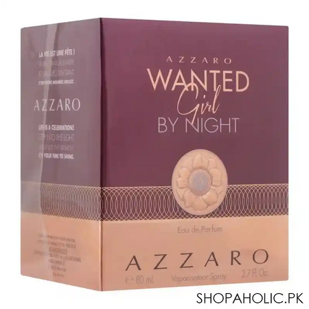 azzaro wanted girl by night eau de parfum, fragrance for women, 80ml image2