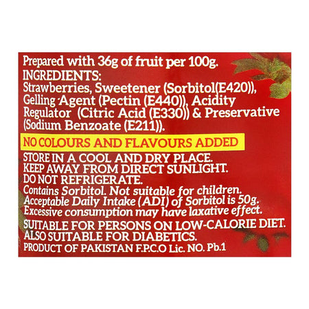 Mitchell's Strawberry Diet Jam, 300g - Image 4