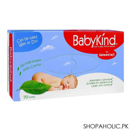 Baby Kind Baby Travel, Baby Wipes, 70-Pack - Main Image