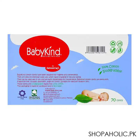 Baby Kind Baby Travel, Baby Wipes, 70-Pack - Image 5