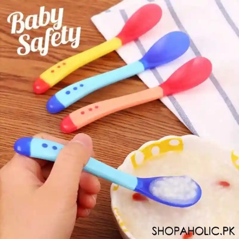 baby safety temperature sensing spoon main image