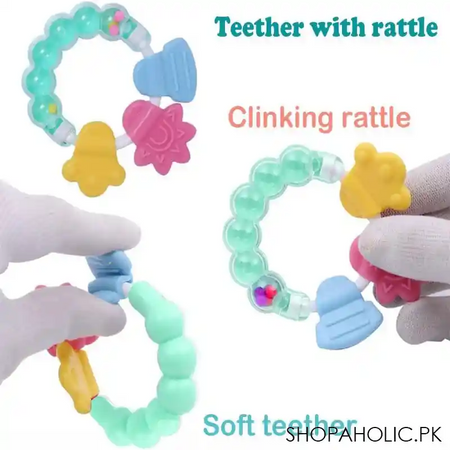 baby teething chewable ring image3