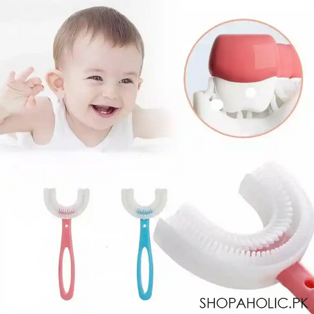 baby u shape toothbrush image2