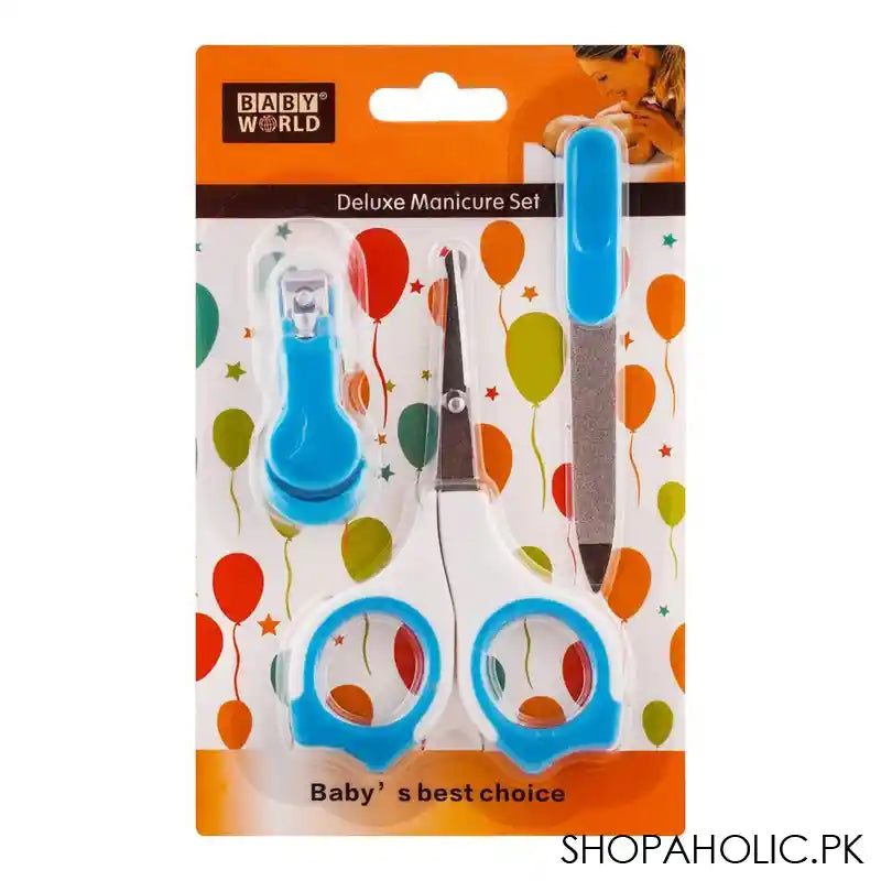 Baby World Deluxe Manicure Set Blue, BW7014 - Main Image