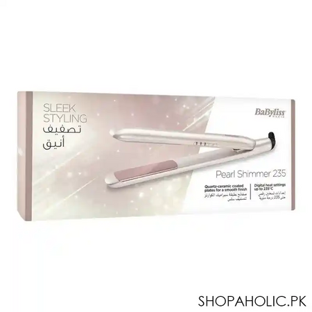 babyliss pearl shimmer 235 hair straightener, 2515psde image2