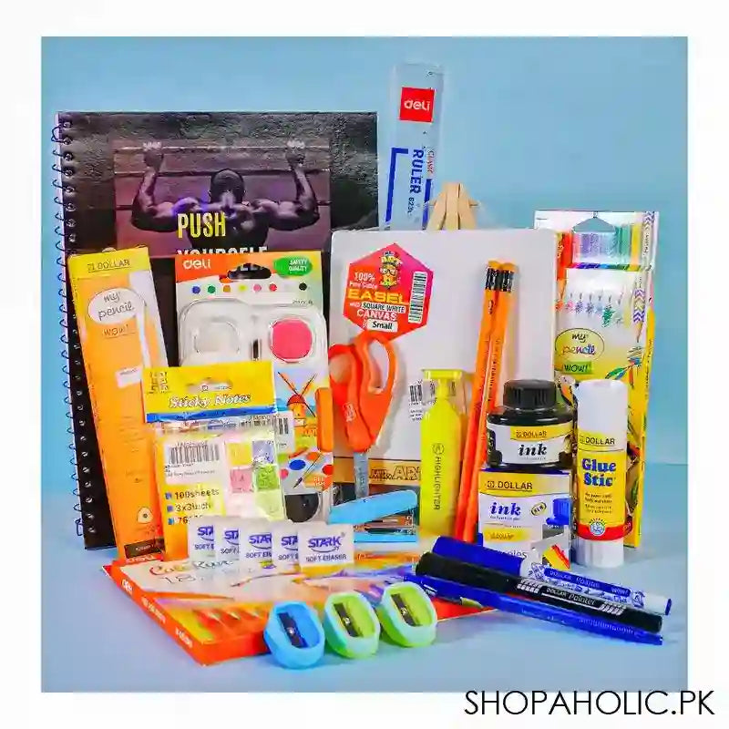 Back to School Supplies Essential Stationery Bundle for Class 5 and above, 21 Items - Ideal for Senior Students - Main Image