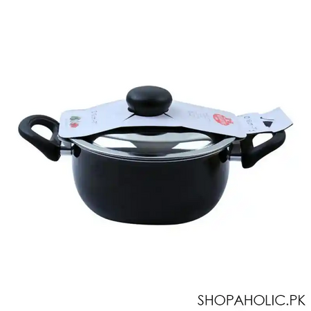 ballarini casserole non stick sauce pan with steel lid, 18cm, 7 inches image2