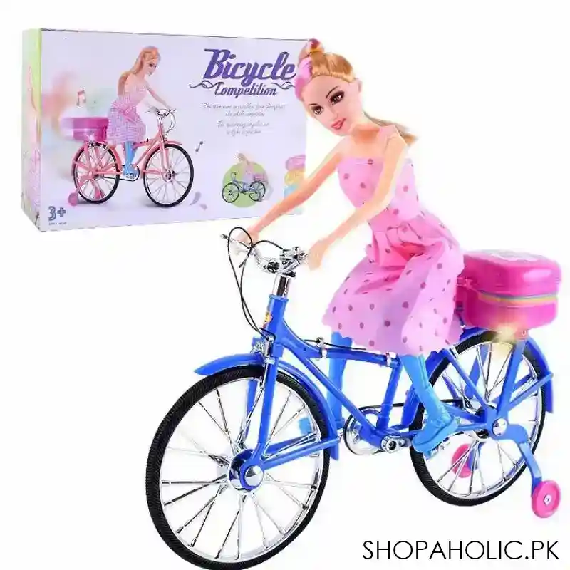 barbie doll mini electric bicycle image3