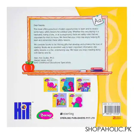 Barney Says, "Play Safely" Book - Image 2