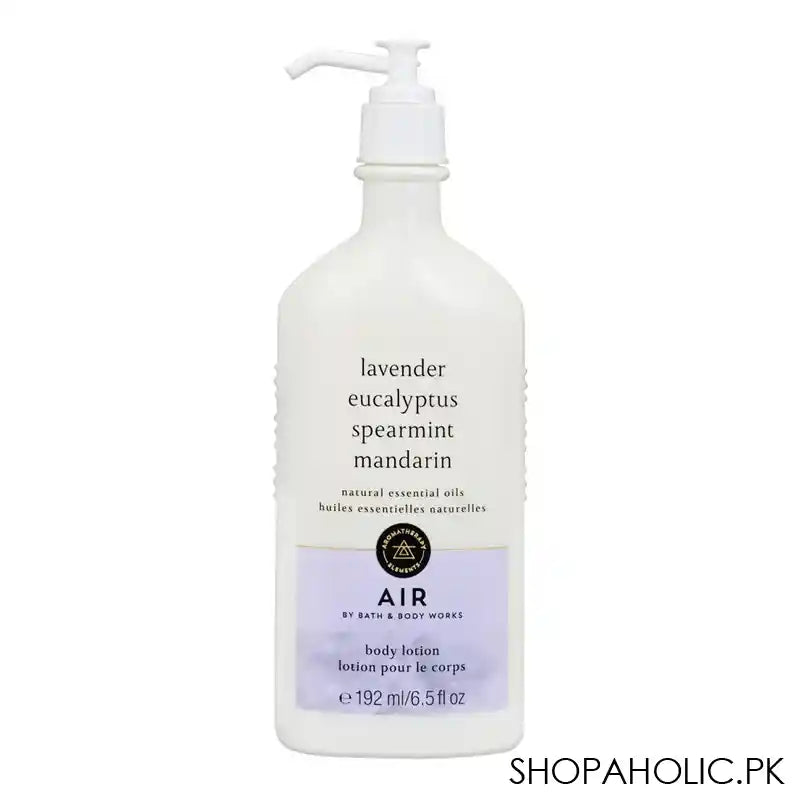 Bath & Body Works Air Lavender Eucalyptus Spearmint Mandarin Body Lotion, 192ml - Main Image