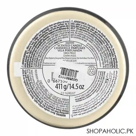 Bath & Body Works Dark Kiss Scented Candle, 411g - Image 4