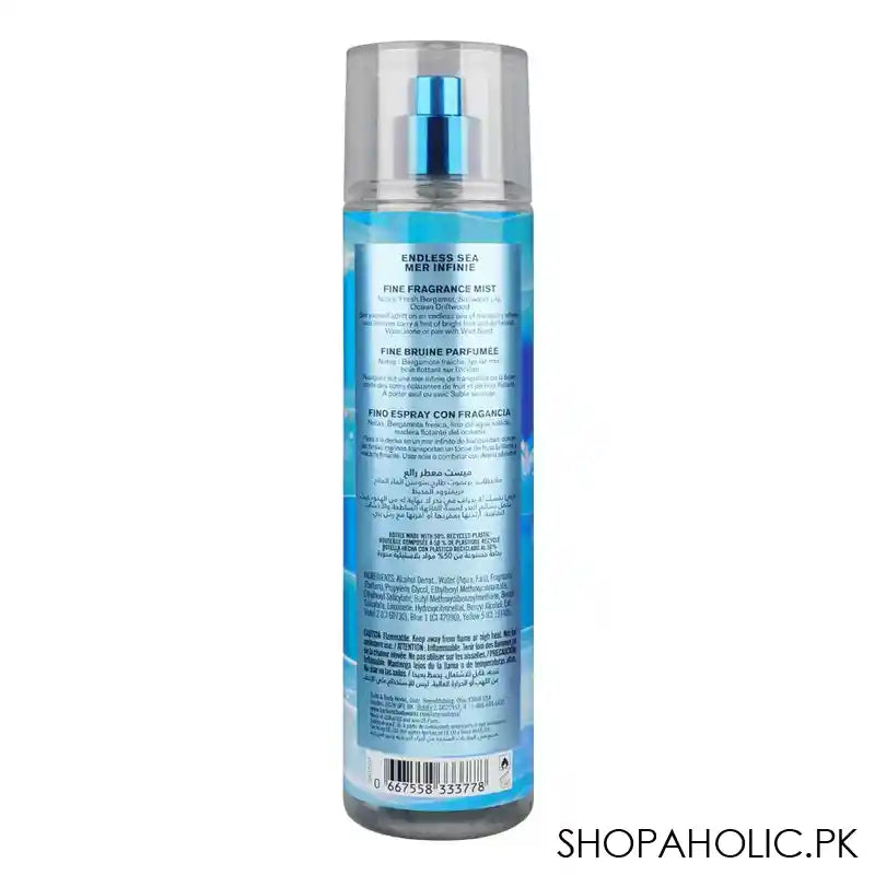 Bath & Body Works Endless Sea Fine Fragrance Mist, 236ml - Image 3