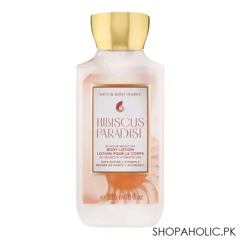 bath & body works hibiscus paradise 24 hour moisture body lotion, 236ml main image