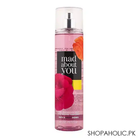 bath & body works mad about you fragrance mist, pink, 236ml main image